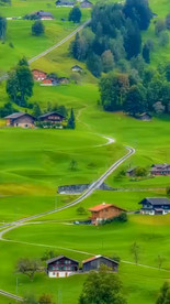 田园风光大山绿地