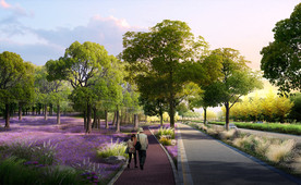 市政道路改造景观效果图