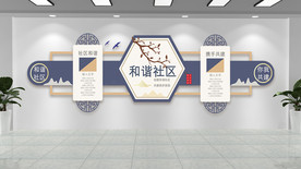 小区文明建设文化墙