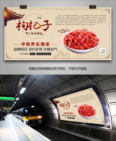 枸杞子批发海报灯箱展板展架挂画