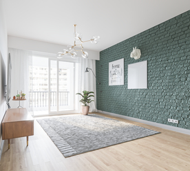 北欧客厅沙发背景墙