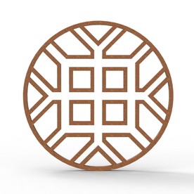 中国风窗户C4D模型KS工程