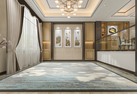 新中式背景墙客厅沙发背景摄影墙