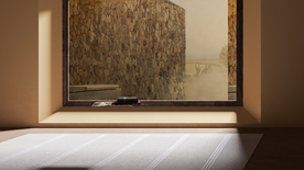 意大利客厅沙发意式躺椅背景墙