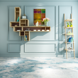 北欧简约书桌椅装饰背景墙摄影墙