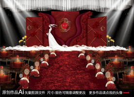 大红色主题婚礼