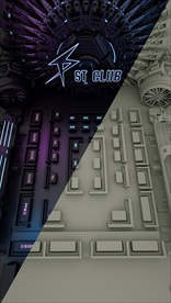 夜店酒吧台位图