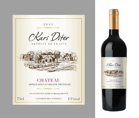 传统葡萄酒设计