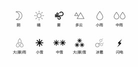 天气图标
