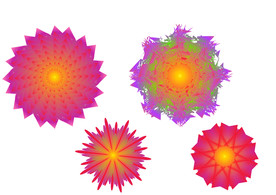 唯美的花矢量图