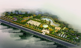 公园景观绿化效果图