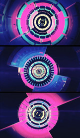 圆形扩大动态夜吧视频背景