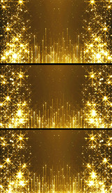 金色粒子上升舞台背景视频模版