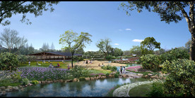 景观效果图公园效果图湿地效果图