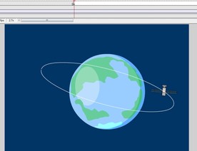 flash卫星围绕地球旋转6秒