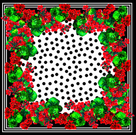 大牌丝巾 花朵方巾 方巾