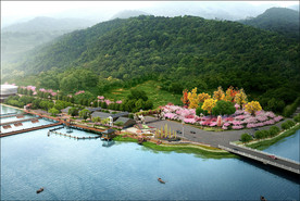 滨水景观带 效果图