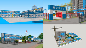 建筑施工场地