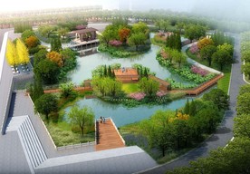 生态小游园景观效果图