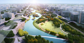 城市园林景观规划设计 效果图