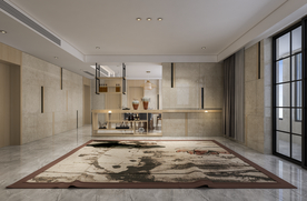 现代客厅沙发背景墙