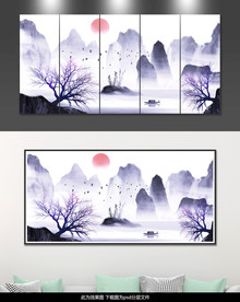 山水装饰画