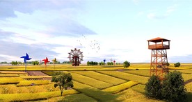 田园乡村观光旅游 效果图