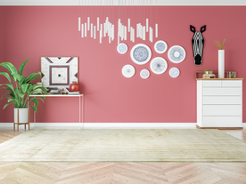 现代简约北欧客厅沙发背景墙