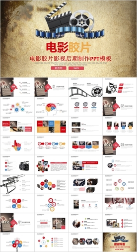 影视传媒微电影后期制作PPT
