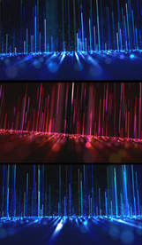 红蓝色光线粒子上升动态背景