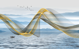 新中式电视背景墙