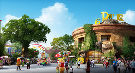 主题儿童游乐园景观效果图