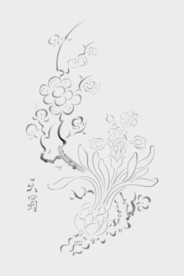 花灰度图