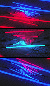 荧光灯隧道动态背景视频