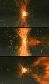 动态湖面光斑粒子视频素材