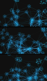 科技点线连接背景视频