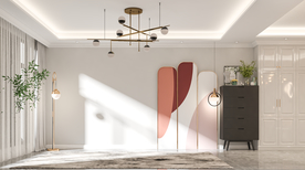 现代客厅沙发背景墙