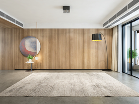 现代客厅沙发背景墙摄影墙