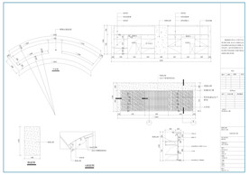 弧形收银台CAD施工图