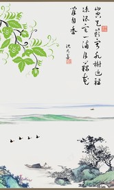 山水墨画山水意境山水禅境山水画