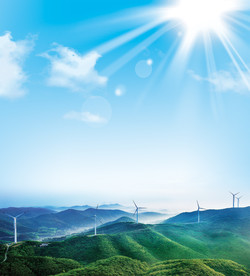 新能源风车风力发电