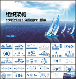 组织架构图PPT模板
