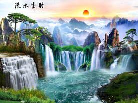 现代背景墙