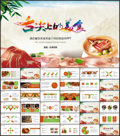 舌尖上的美食PPT模板