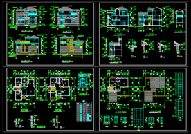别墅建筑施工图
