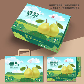 梨子包装 梨子礼盒