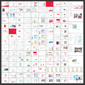 280P高端企业品牌VI模板