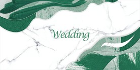 白绿色婚礼