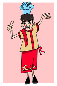 卡通厨师