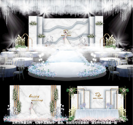 白色婚礼设计